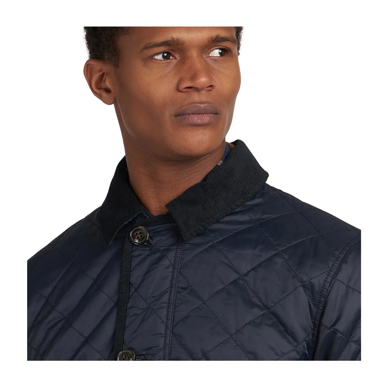 Giubbino Barbour Horden Quilted Jacket Blu Navy