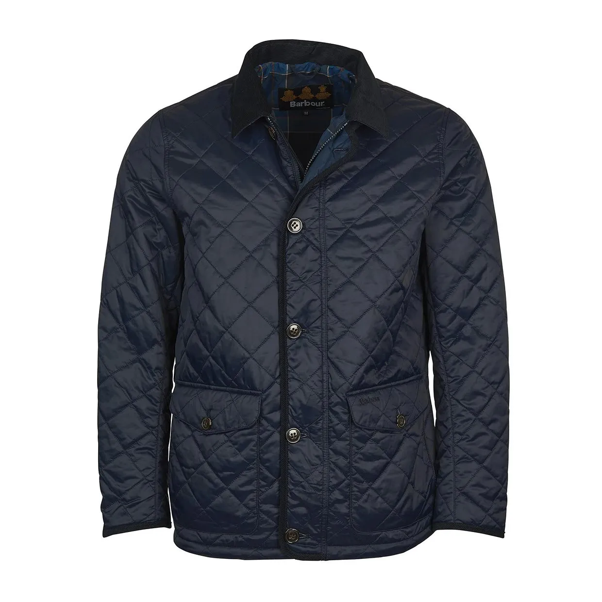 Giubbino Barbour Horden Quilted Jacket Blu Navy