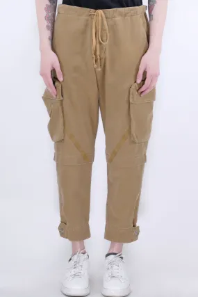 Greg Lauren GL Baker Cargo Pants - Tan