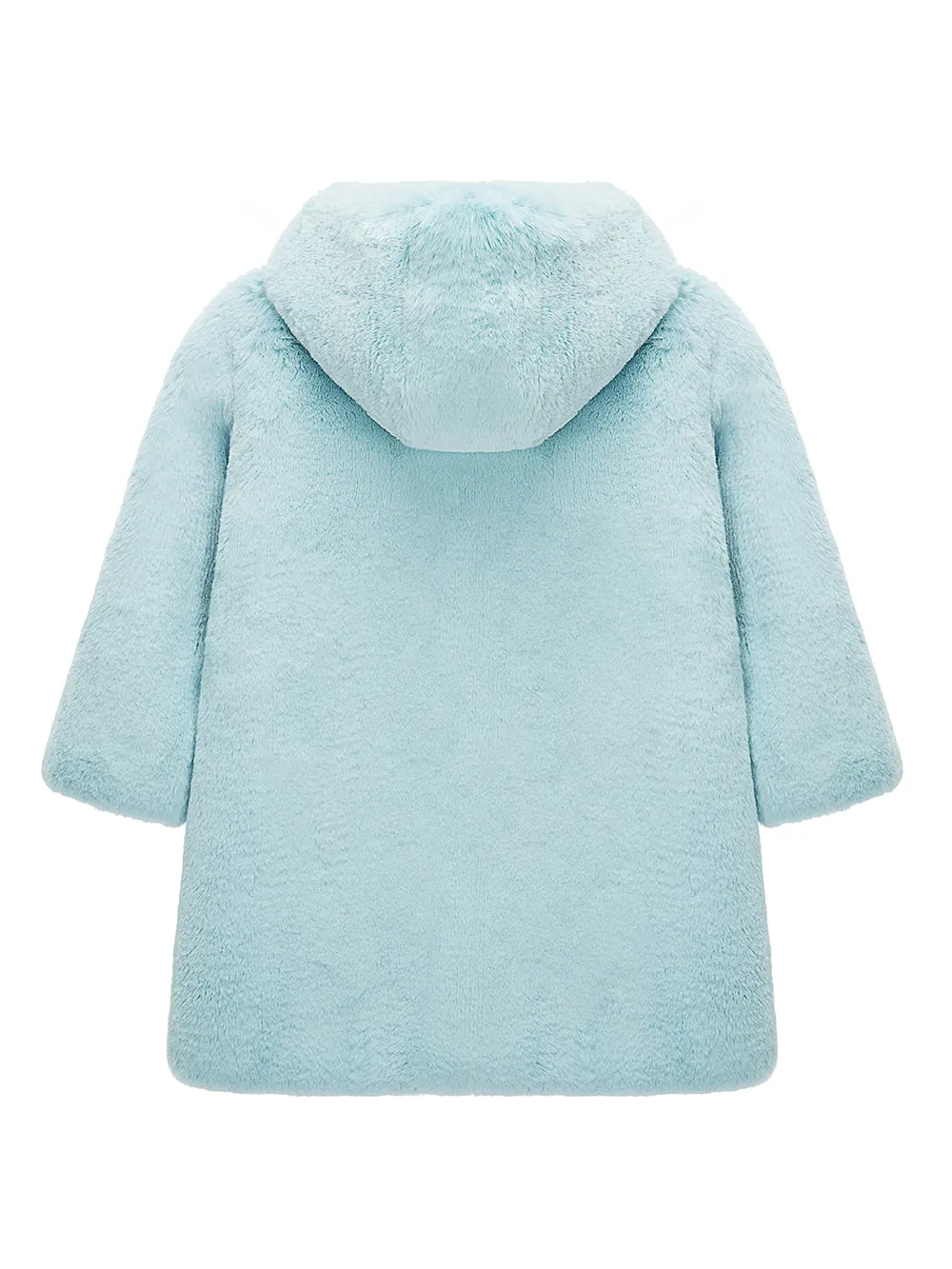 KIDS FAUX FUR EILLE HOODIE COAT