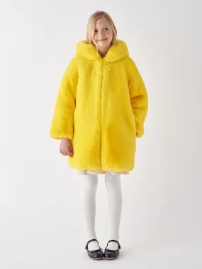 KIDS FAUX FUR EILLE HOODIE COAT