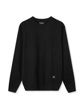 Light Terry Asker Sweat, Black