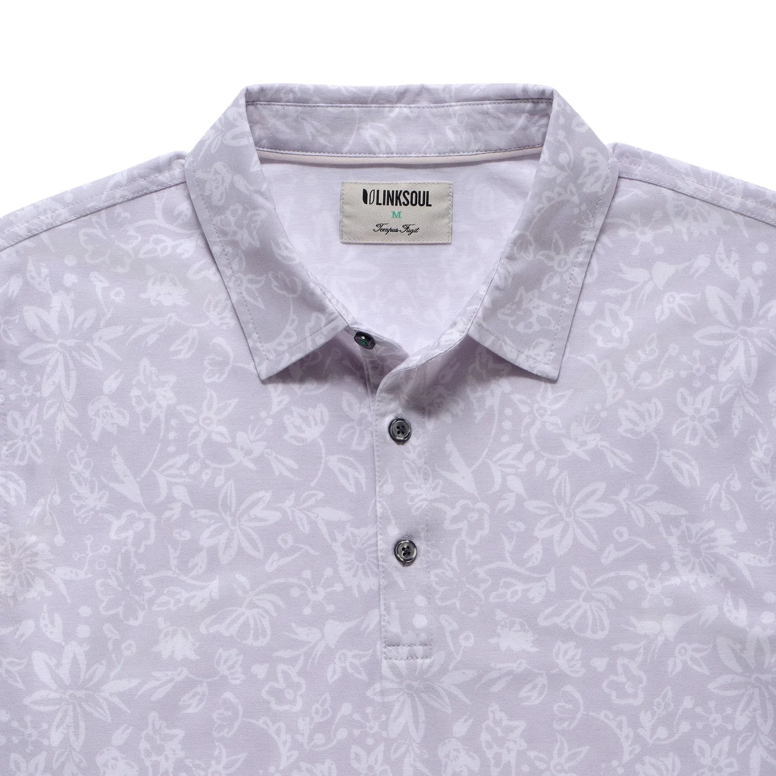 Linksoul Delray Baja Floral Print Polo