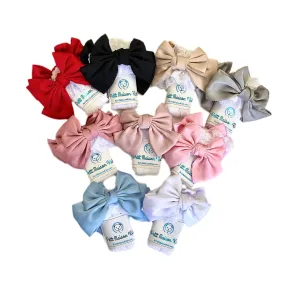 Lola Lace Socks with Satin Bows