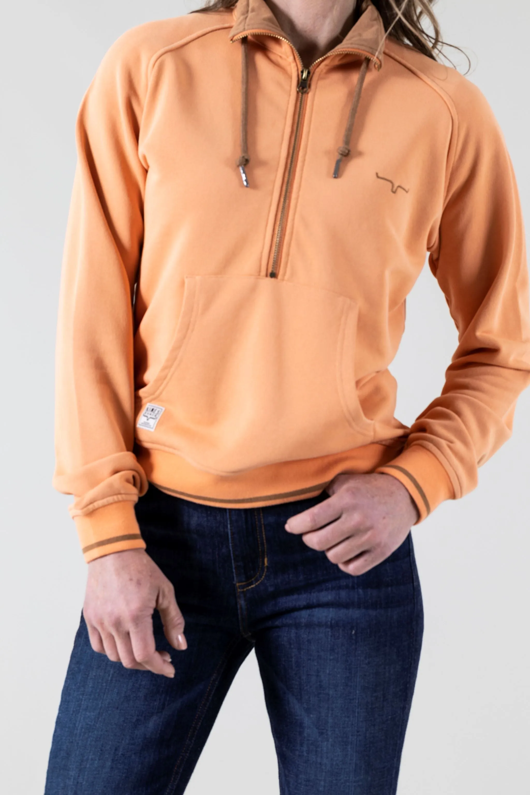 Mabeline Cropped Qz Sweatshirt