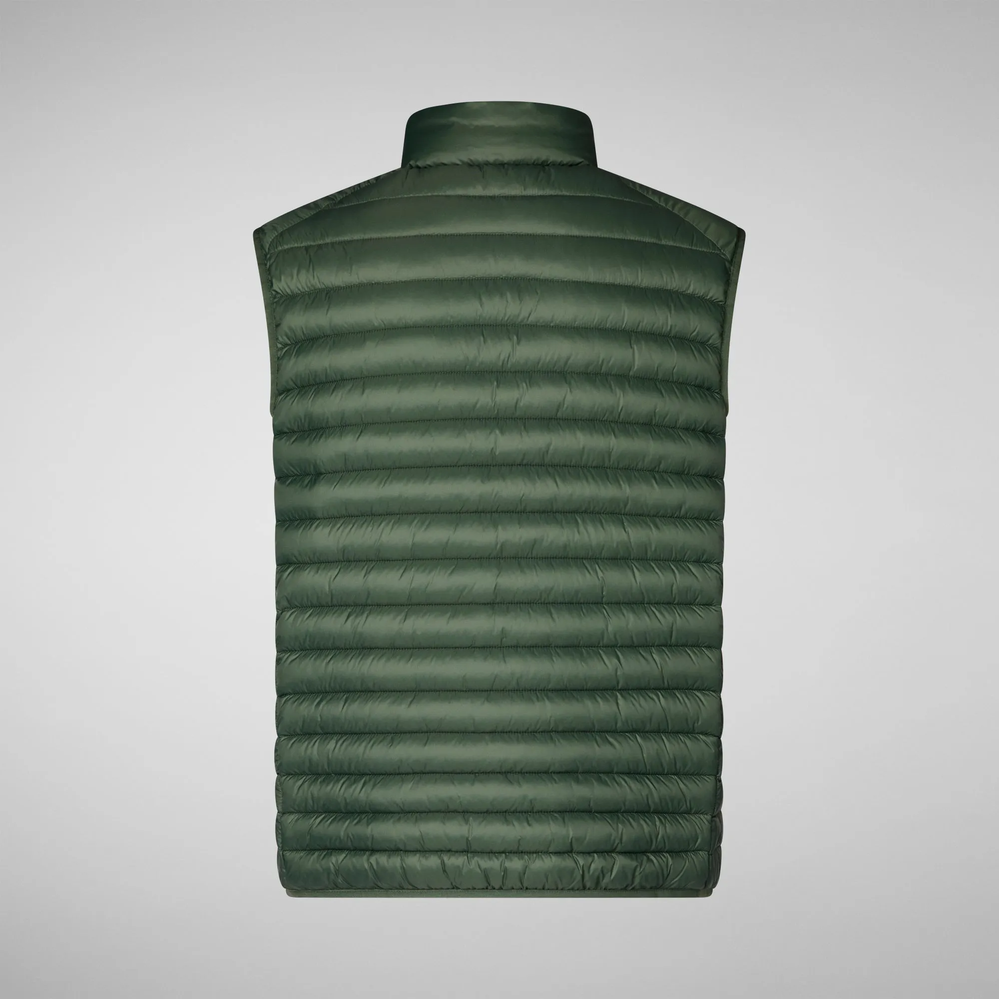 Man's vest Adam in thyme green