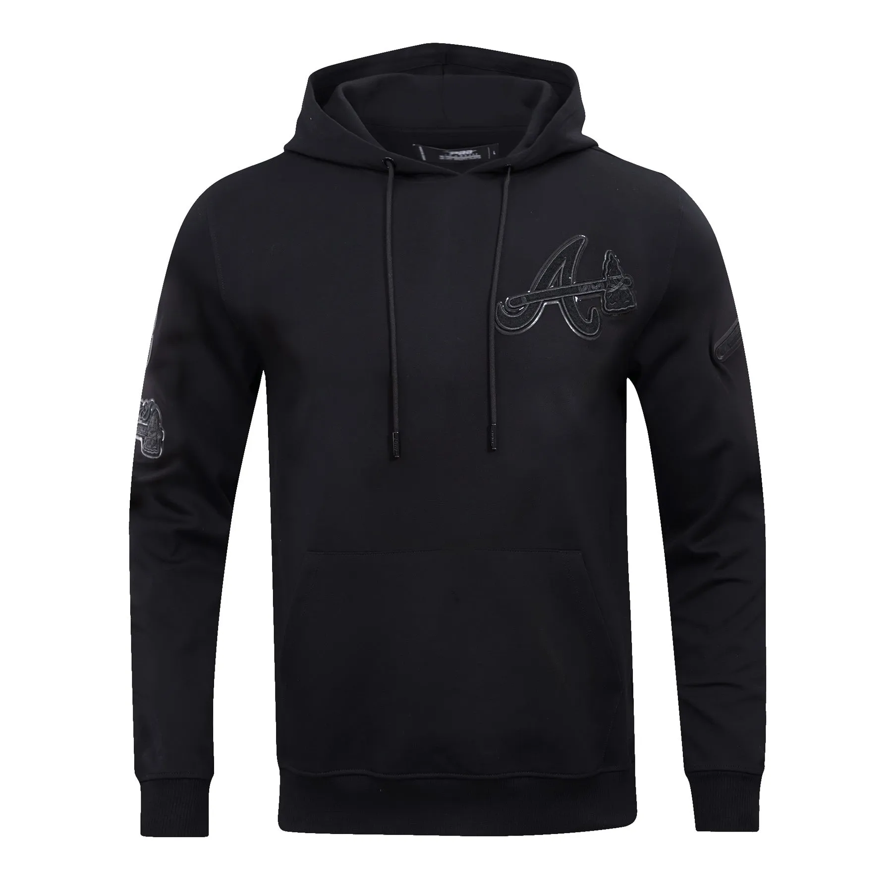 MLB ATLANTA BRAVES TRIPLE BLACK LOGO HOODY (BLACK)