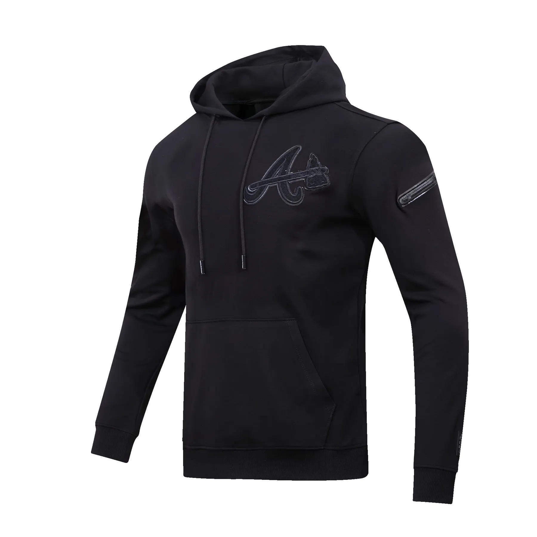 MLB ATLANTA BRAVES TRIPLE BLACK LOGO HOODY (BLACK)