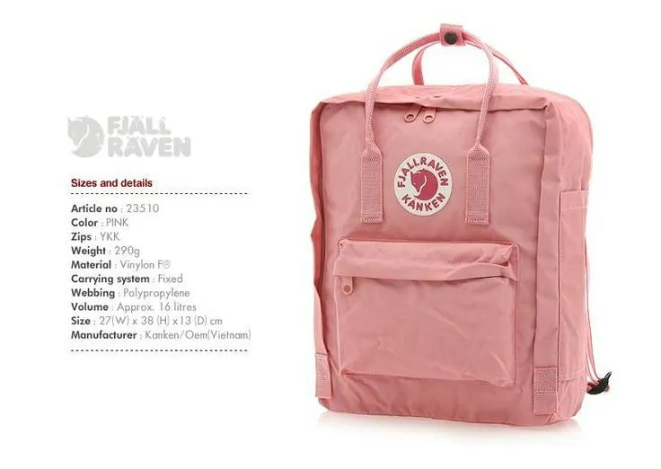 Mochila Kanken Classic Rosa