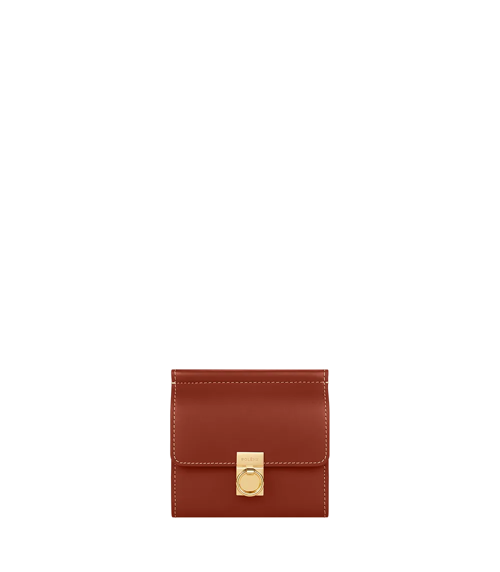 Numéro Sept Wallet - Smooth Terracotta