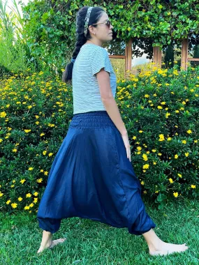 Pantalón Boho Vana Azul Oscuro