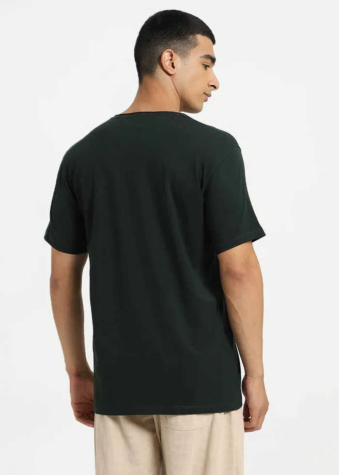 Pine Green Crew Neck T-shirt