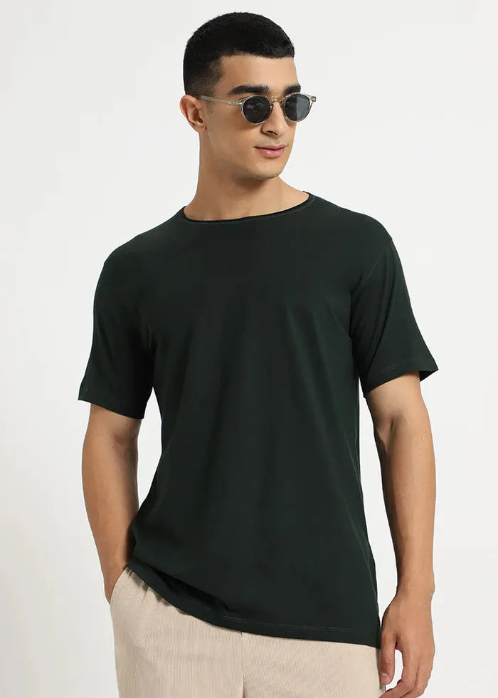 Pine Green Crew Neck T-shirt