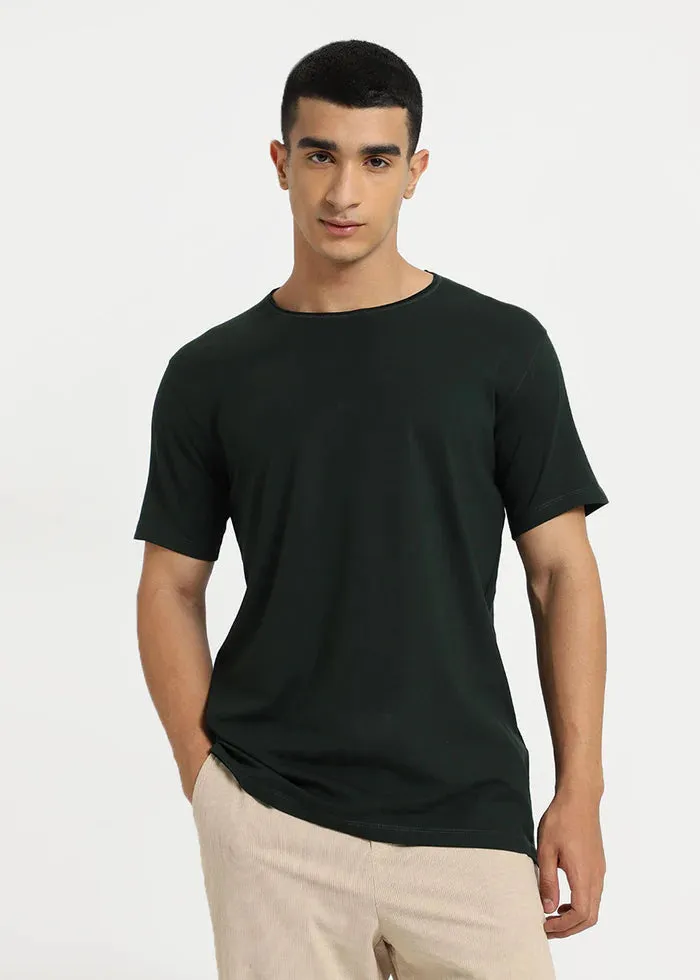 Pine Green Crew Neck T-shirt