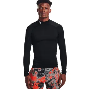 Playera Manga Larga Under Armour para Hombre HG Armour Compression Mock Negro