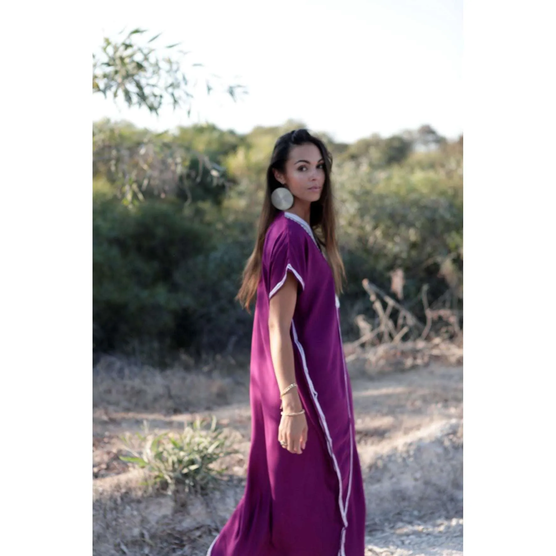 Purple Marine Marrakech Lounge Kaftan Caftan, Vacation Dress, Moroccan Kaftan