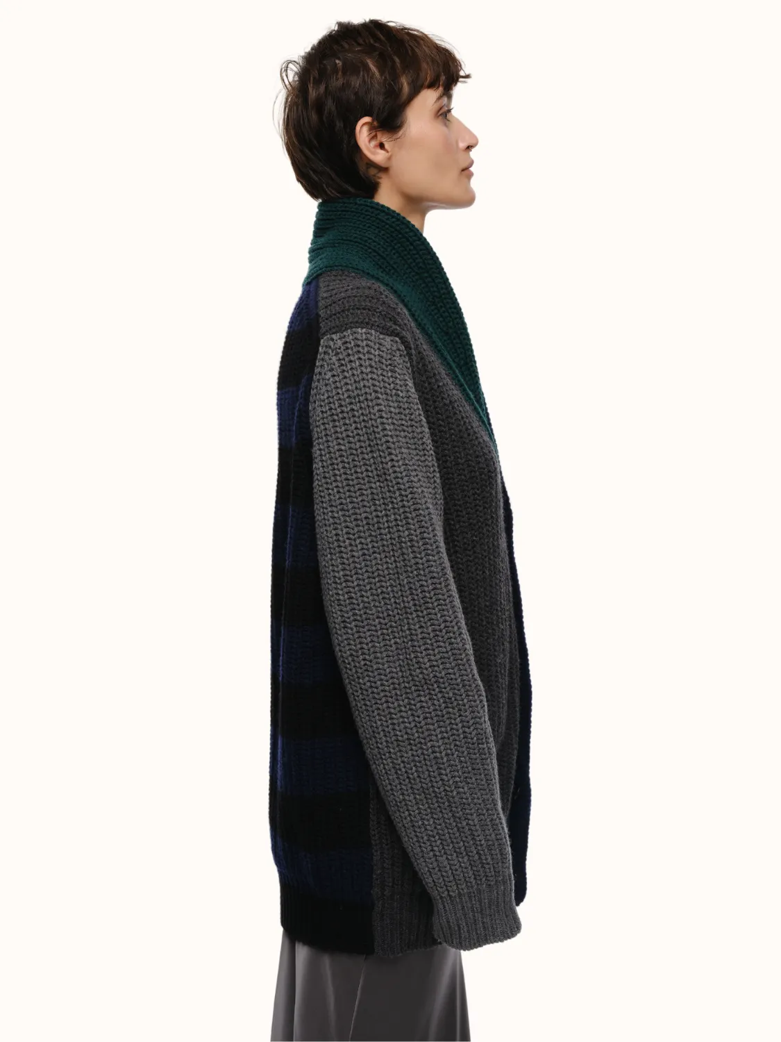 Quinn Cardigan in Recycled Cashmere & Recycled Wool