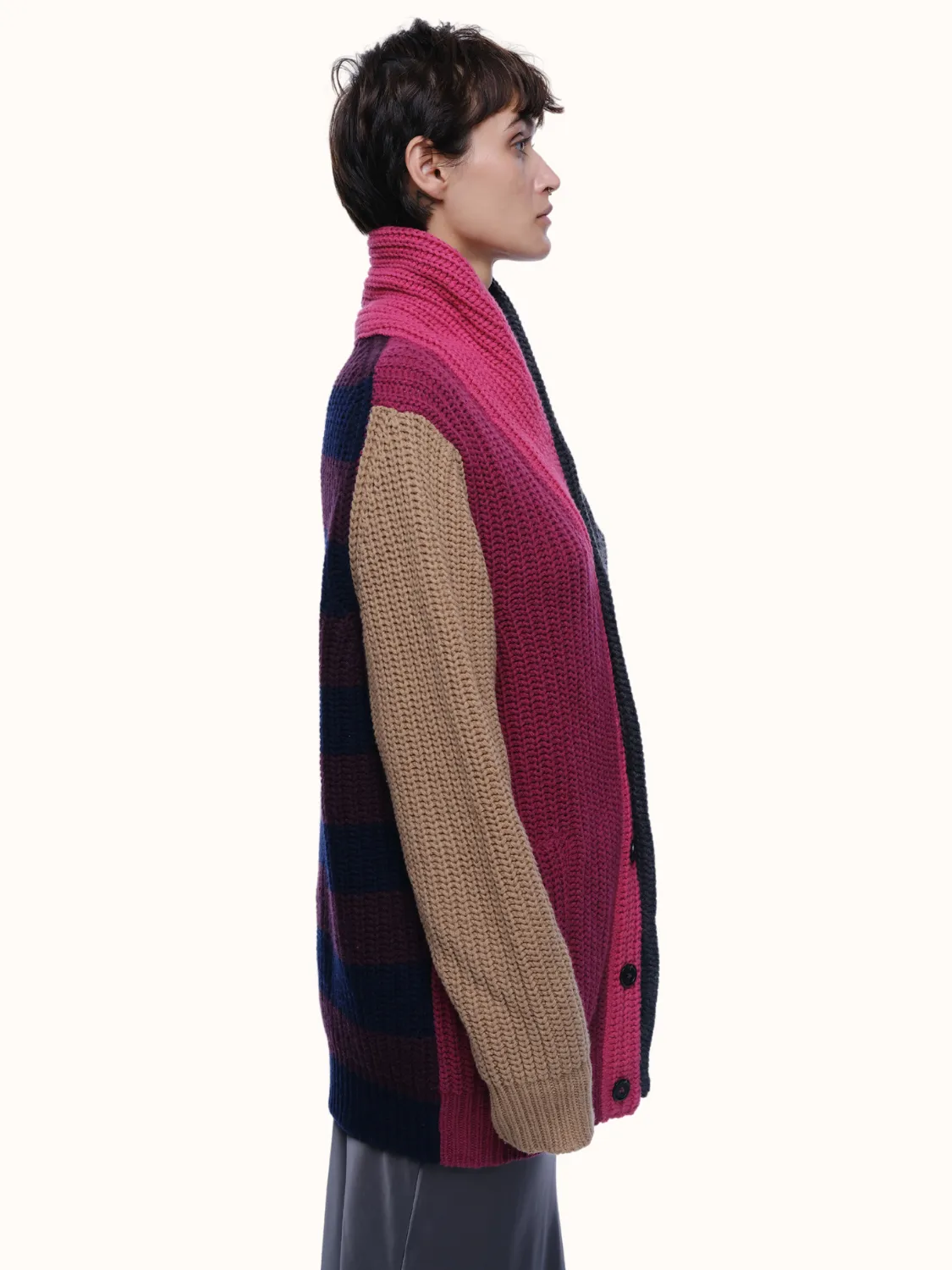 Quinn Cardigan in Recycled Cashmere & Recycled Wool