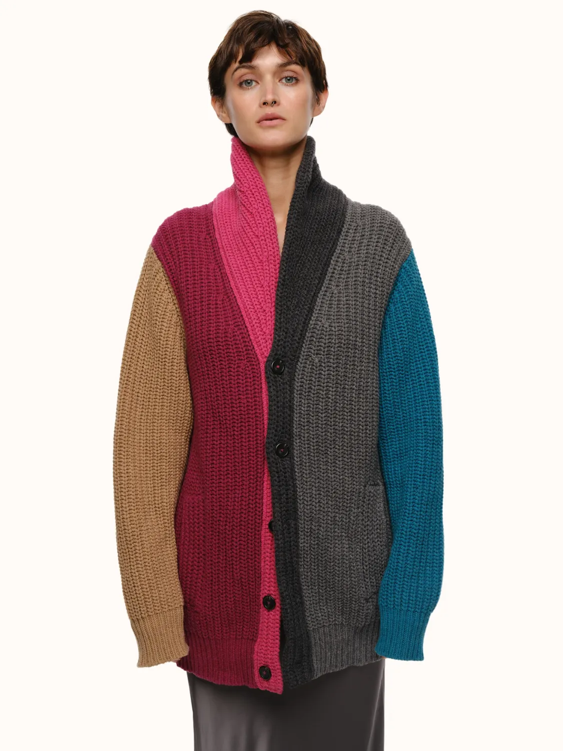 Quinn Cardigan in Recycled Cashmere & Recycled Wool