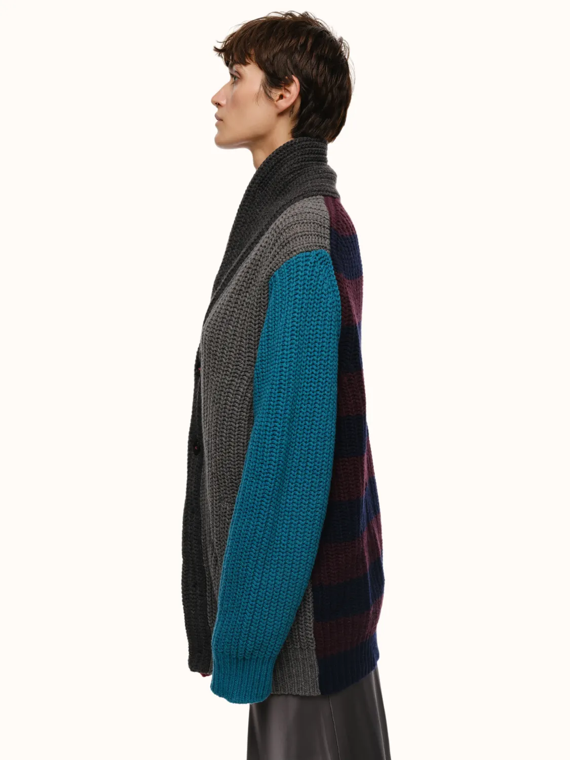 Quinn Cardigan in Recycled Cashmere & Recycled Wool