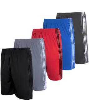 Real Essentials Men's Big & Tall Mesh Shorts