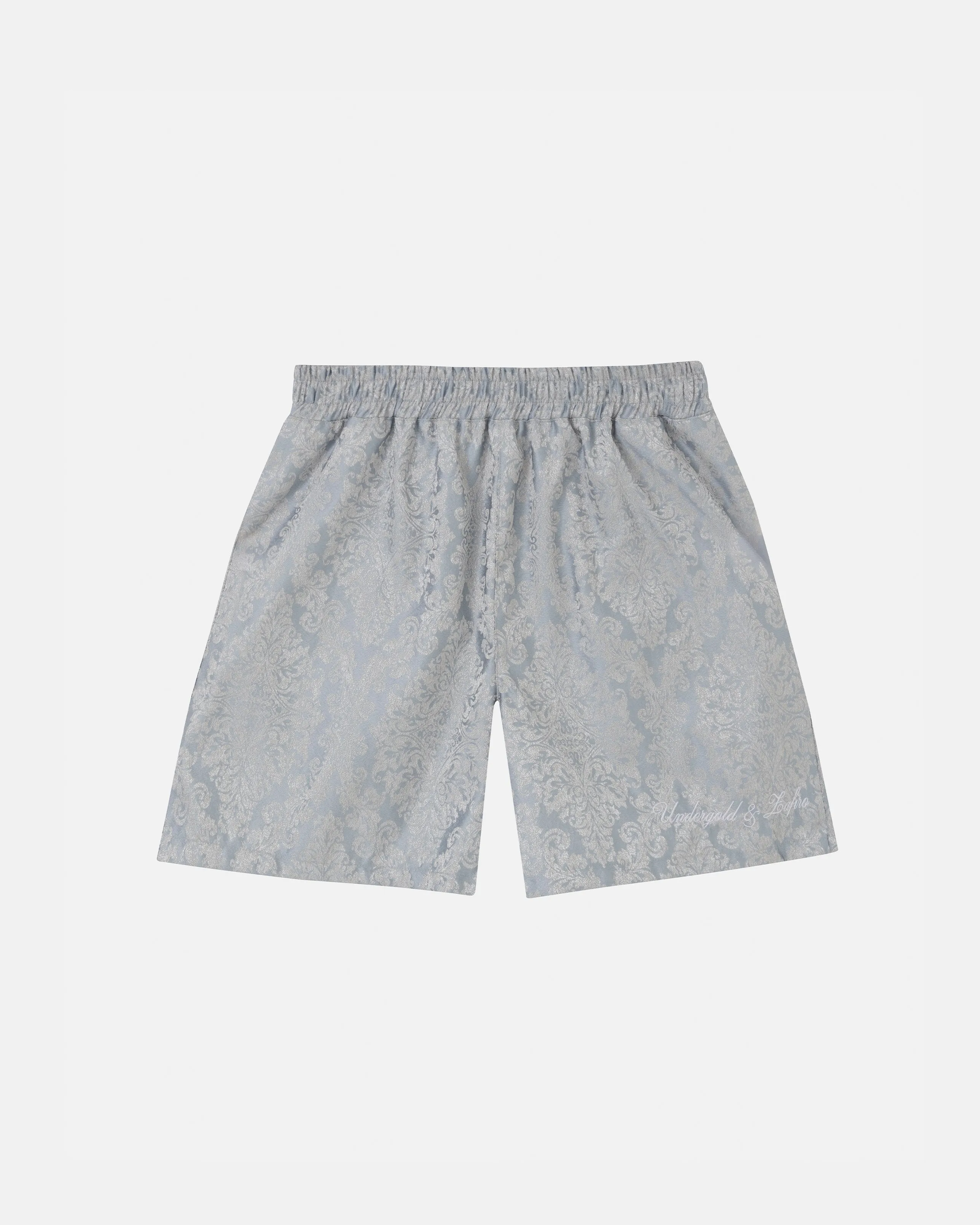 Riviera Jacquard Shorts Sky Blue