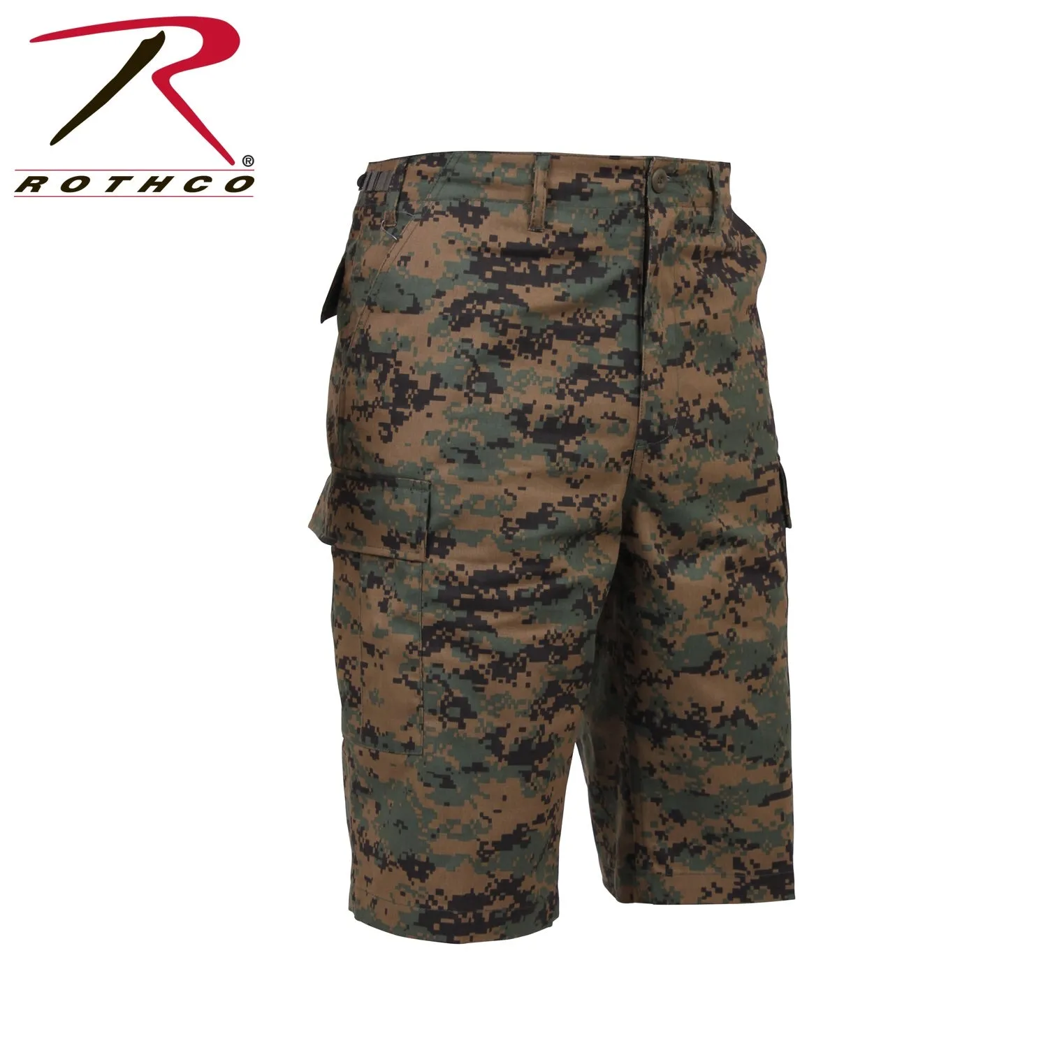 Rothco Long BDU Shorts Woodland Digital Camo