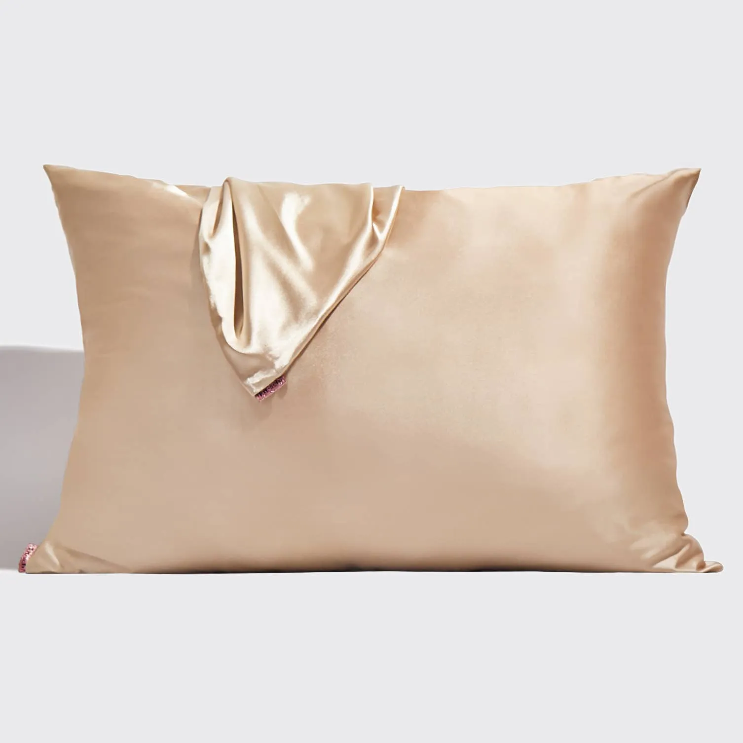 Satin Pillowcase in Champagne