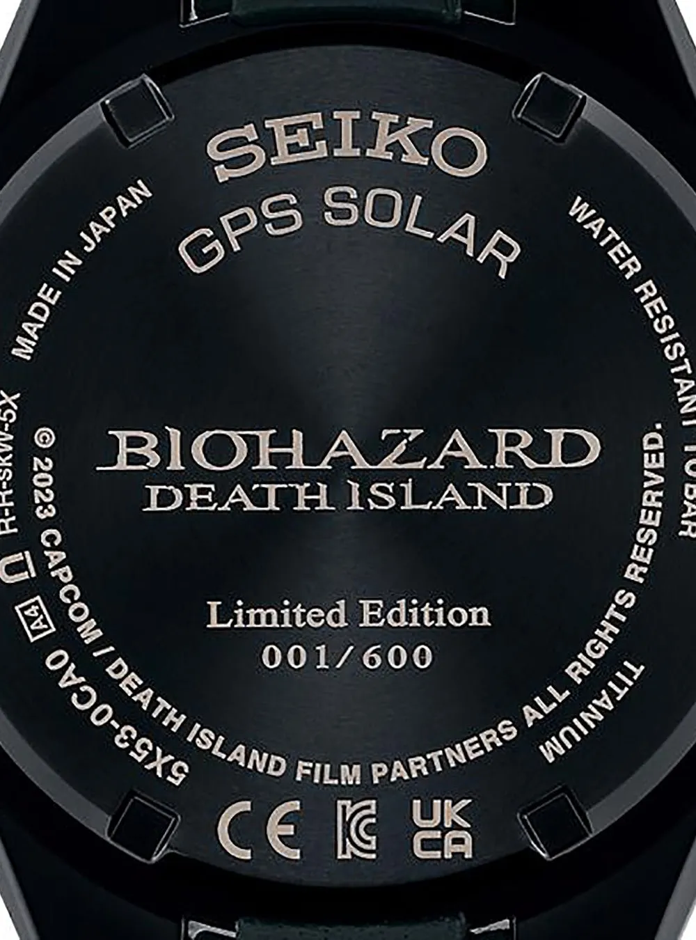 SEIKO ASTRON NEXTER BIOHAZARD：DEATH ISLAND LIMITED EDITION LEON S. KENNEDY COLLABORATION MODEL SBXC131 MADE IN JAPAN JDM