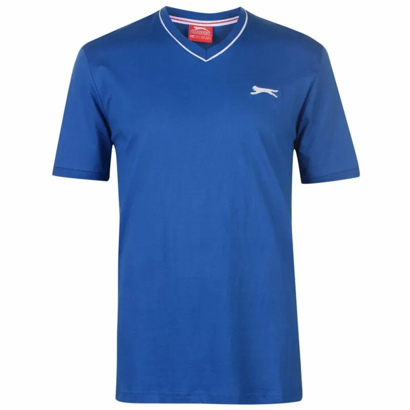 Slazenger Mens V Neck T Shirt Short Sleeve Tee Top Clothing Wear