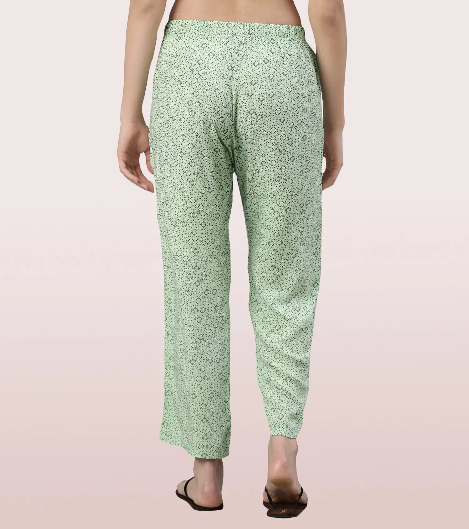 Slounge Pant | Modal Woven Printed Pull-On Pant