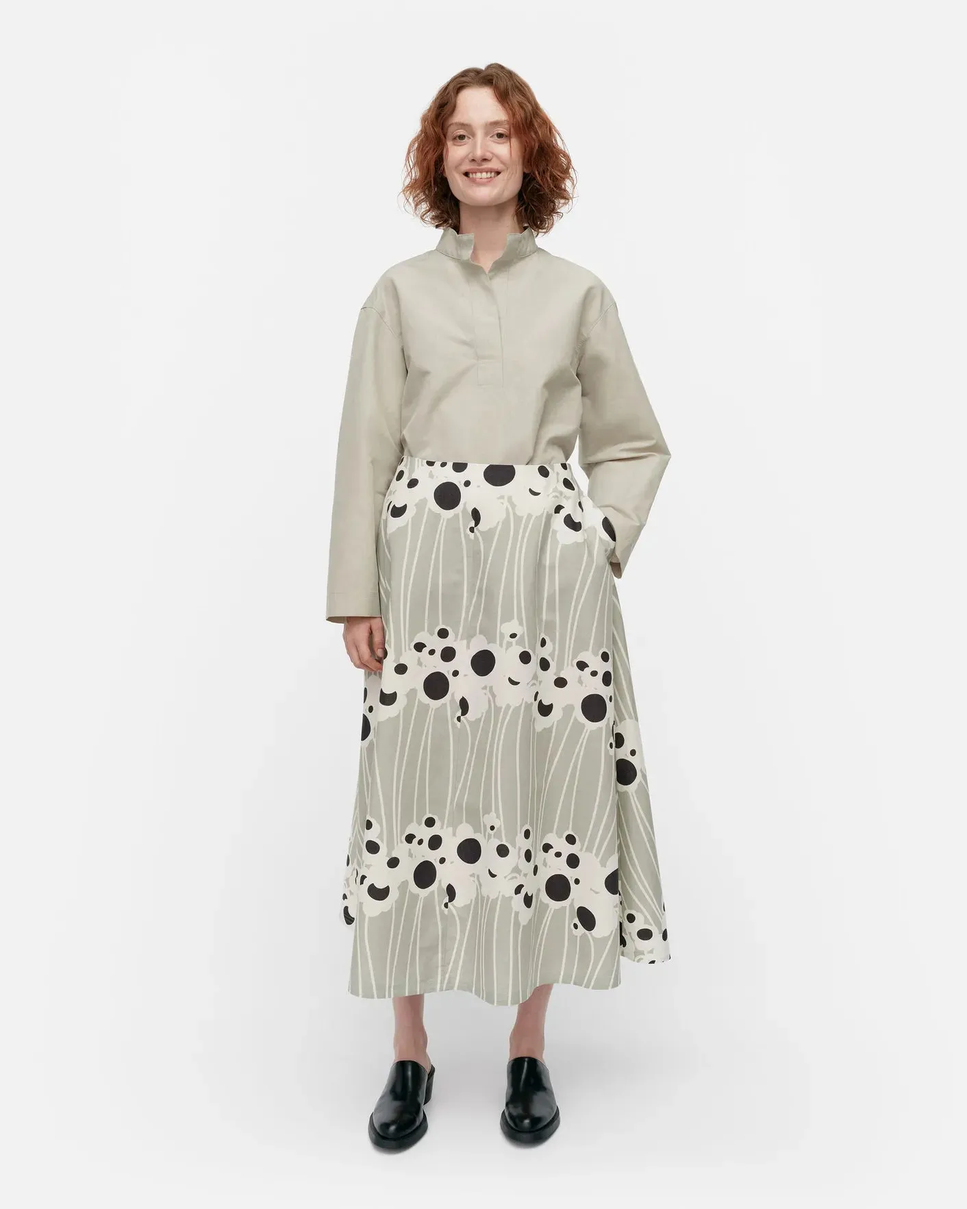 stasia lammet - cotton linen skirt