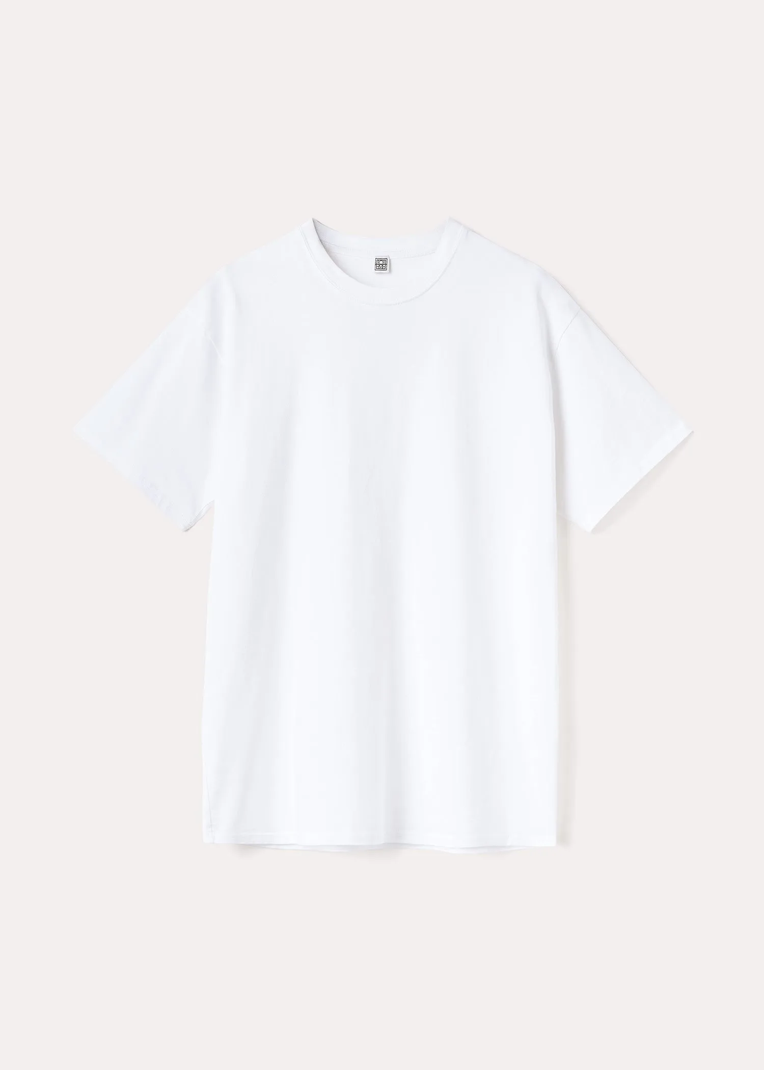 Straight cotton tee off-white