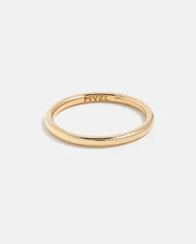 Stratura Wedding Ring in 14k Gold without stone