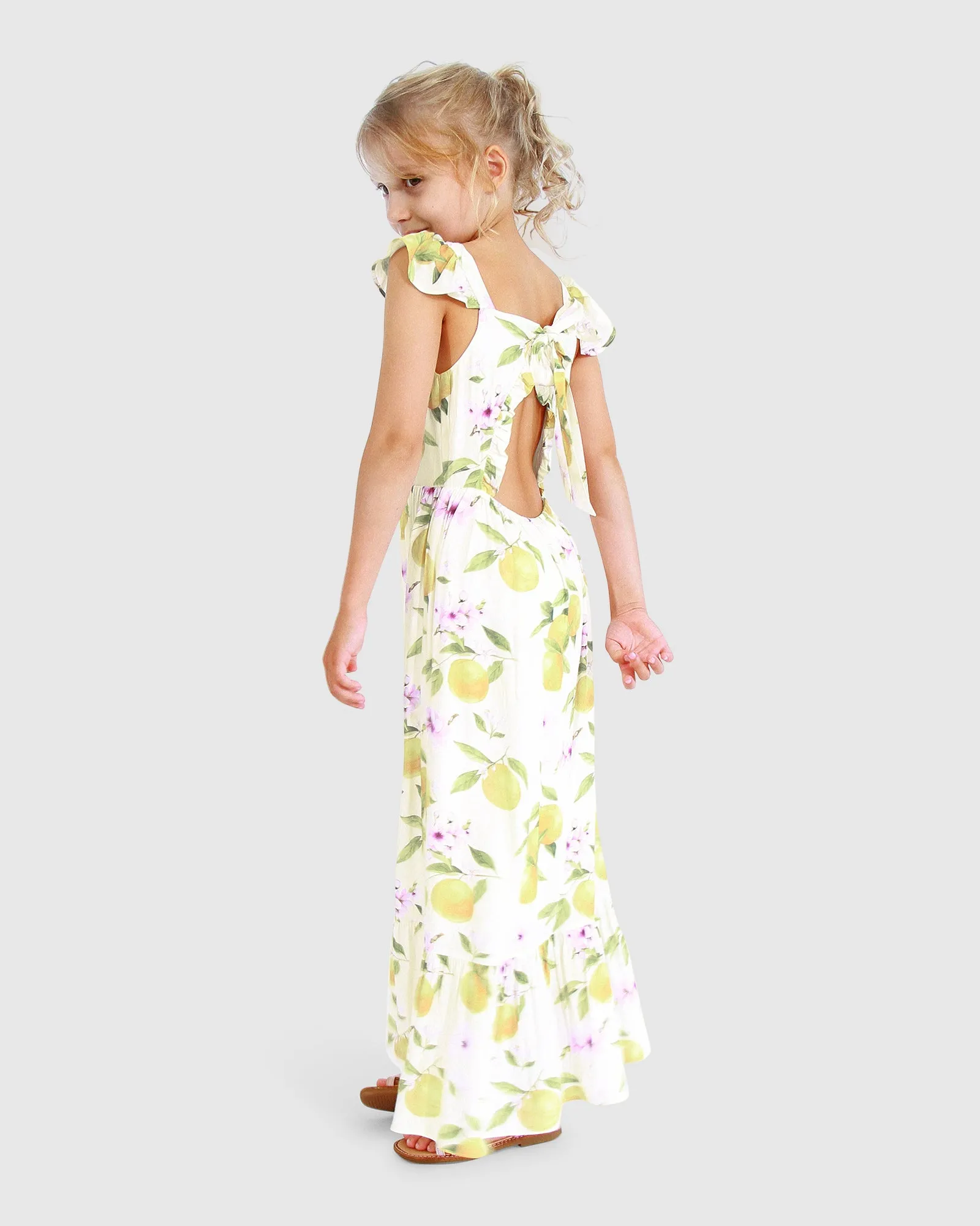 Sunset Sakura Maxi Dress - Sakura Orchard