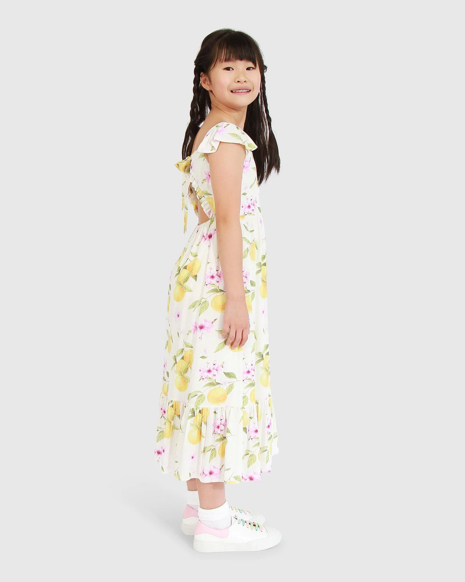 Sunset Sakura Maxi Dress - Sakura Orchard