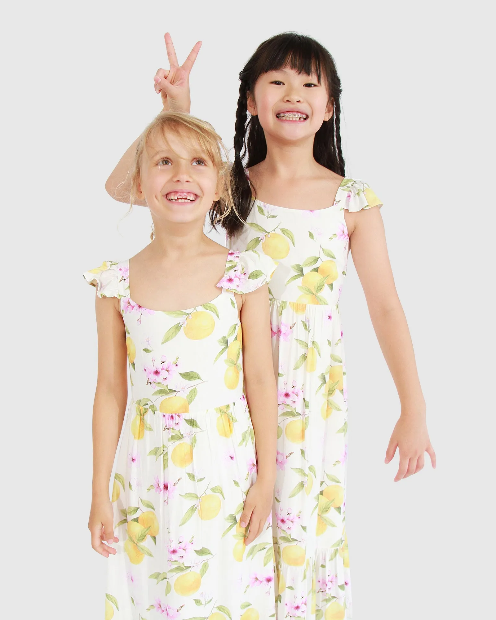 Sunset Sakura Maxi Dress - Sakura Orchard