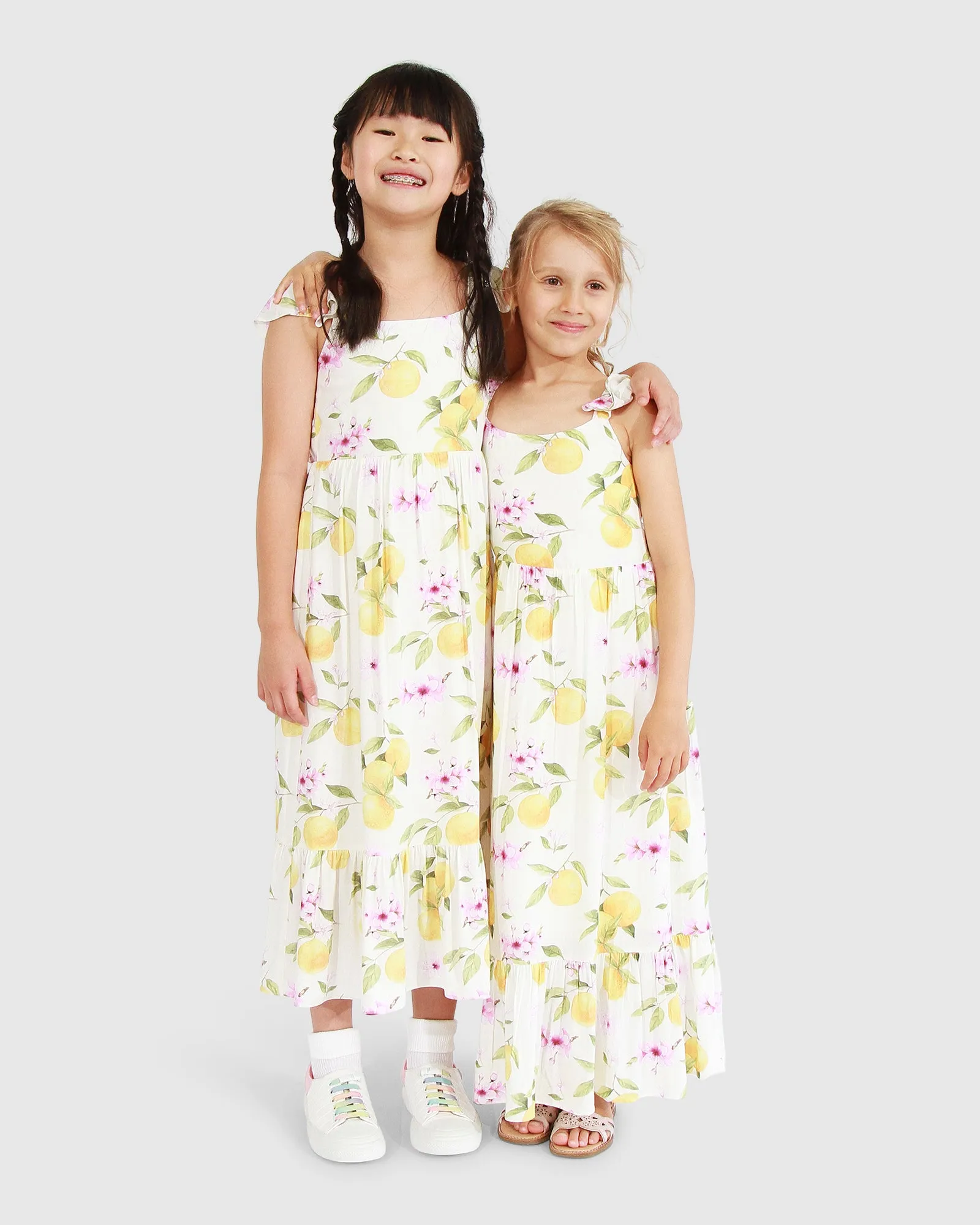 Sunset Sakura Maxi Dress - Sakura Orchard