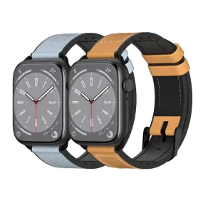 SwitchEasy Hybrid Silicone-Leather Apple Watch  Band (42/44/45/49mm)