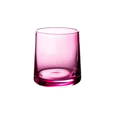 Tapered Colored Glass Tumbler