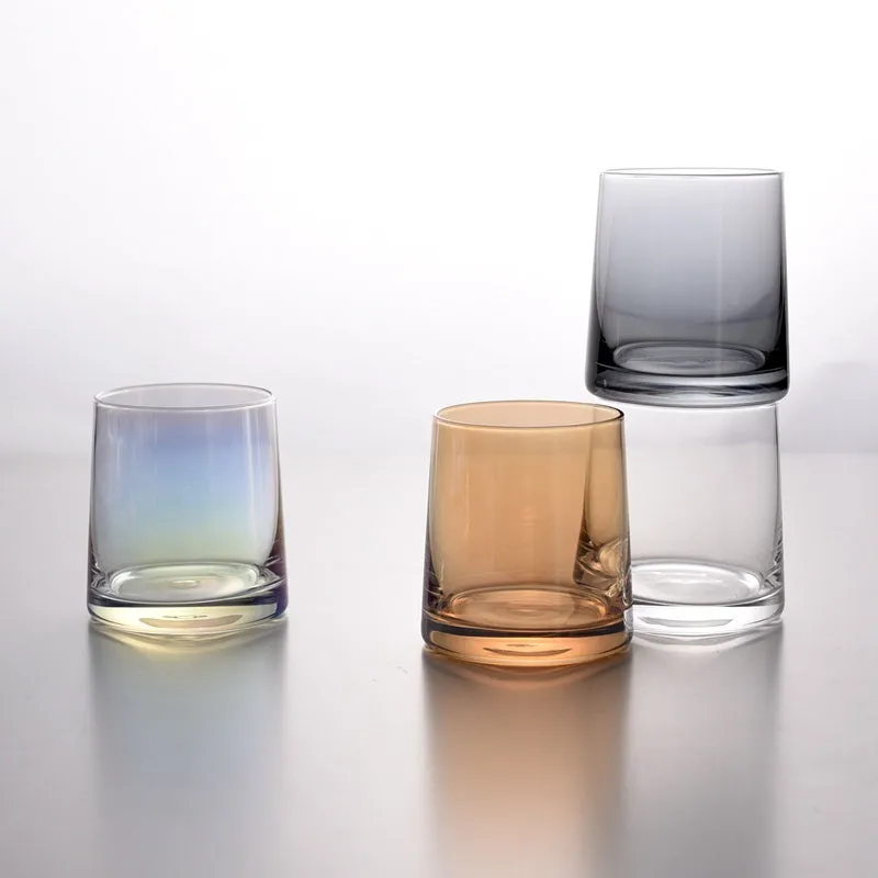 Tapered Colored Glass Tumbler