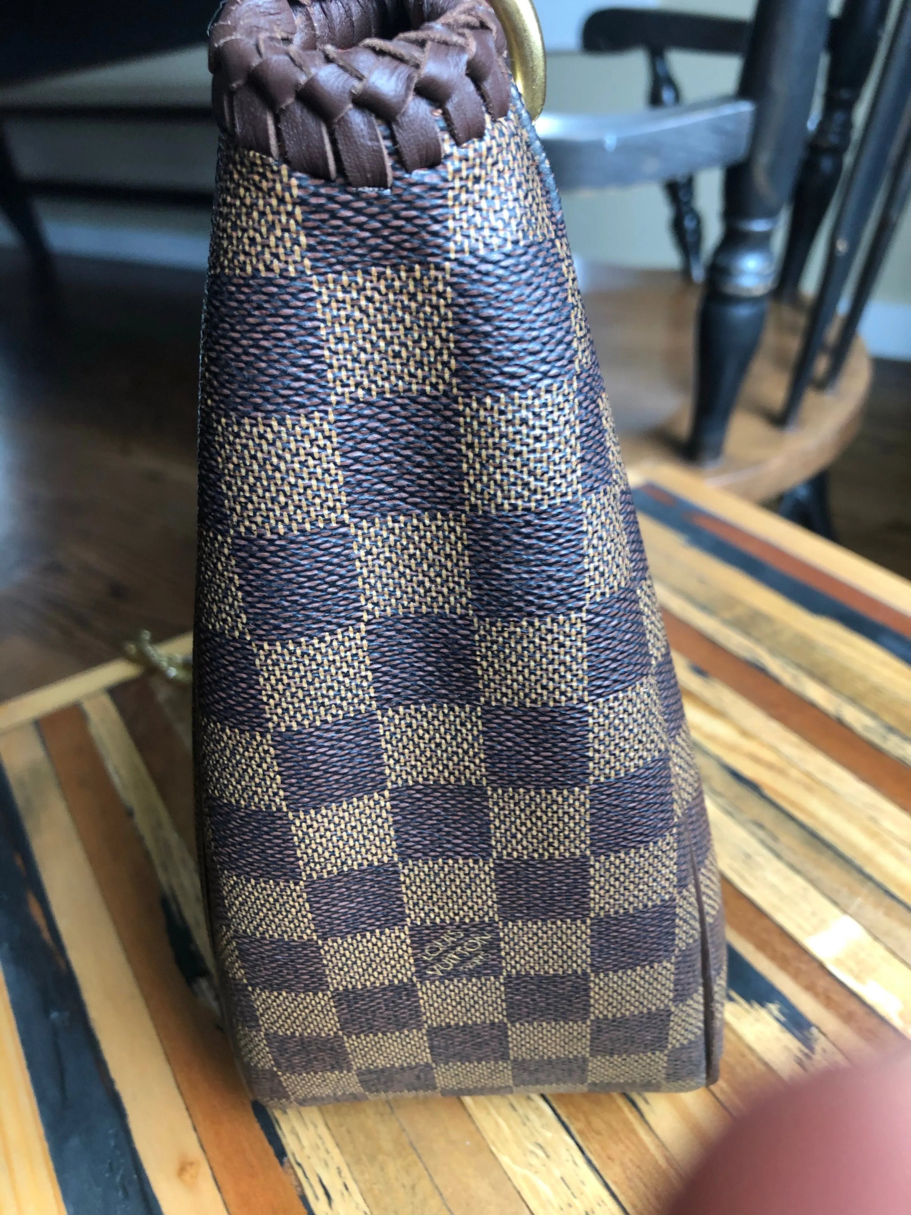 The Starling - Vintage Damier Ebene Crossbody/Shoulder Bag