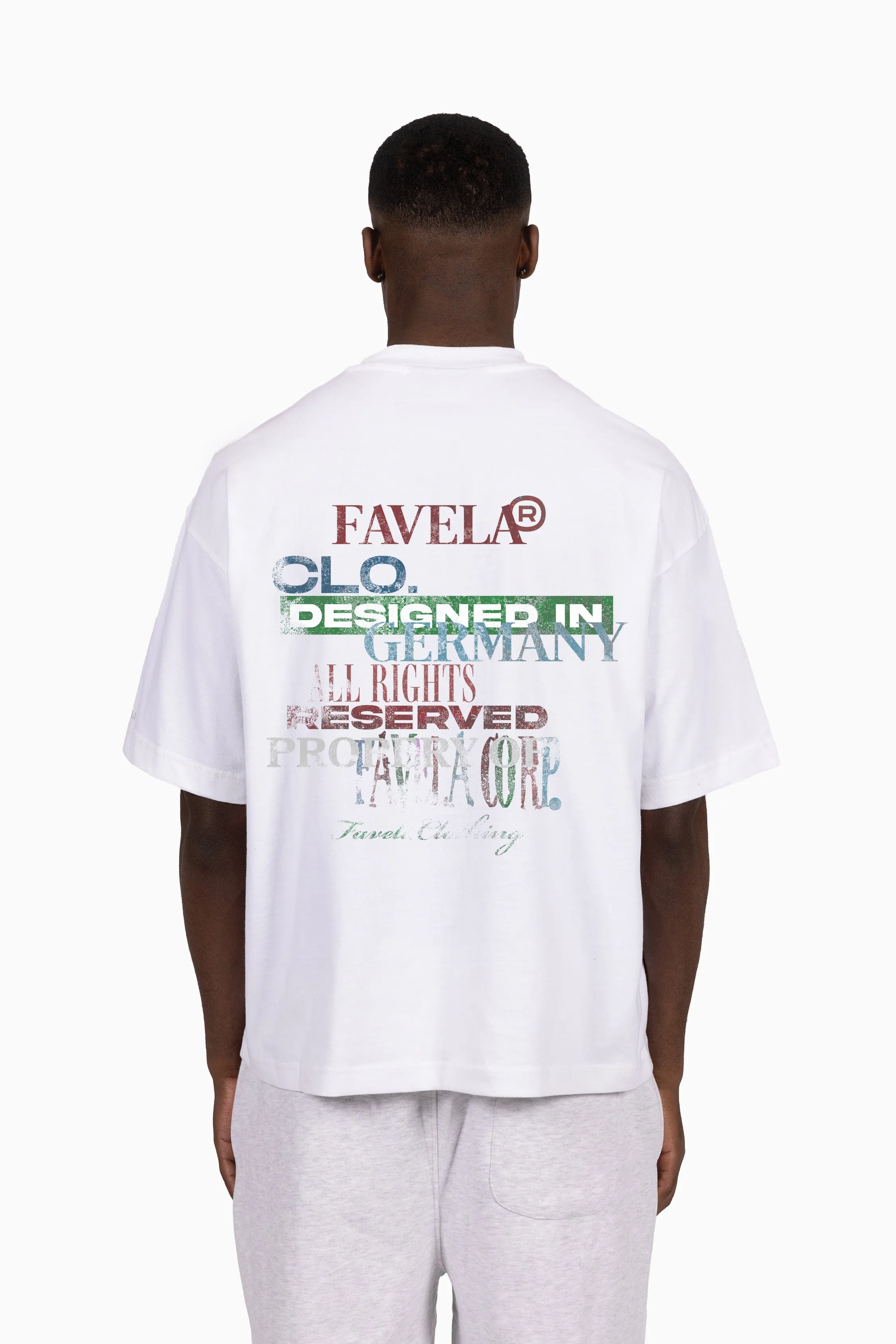 TYPOGRAPHY WHITE T-SHIRT