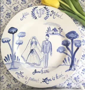 Wedding Plate 10"