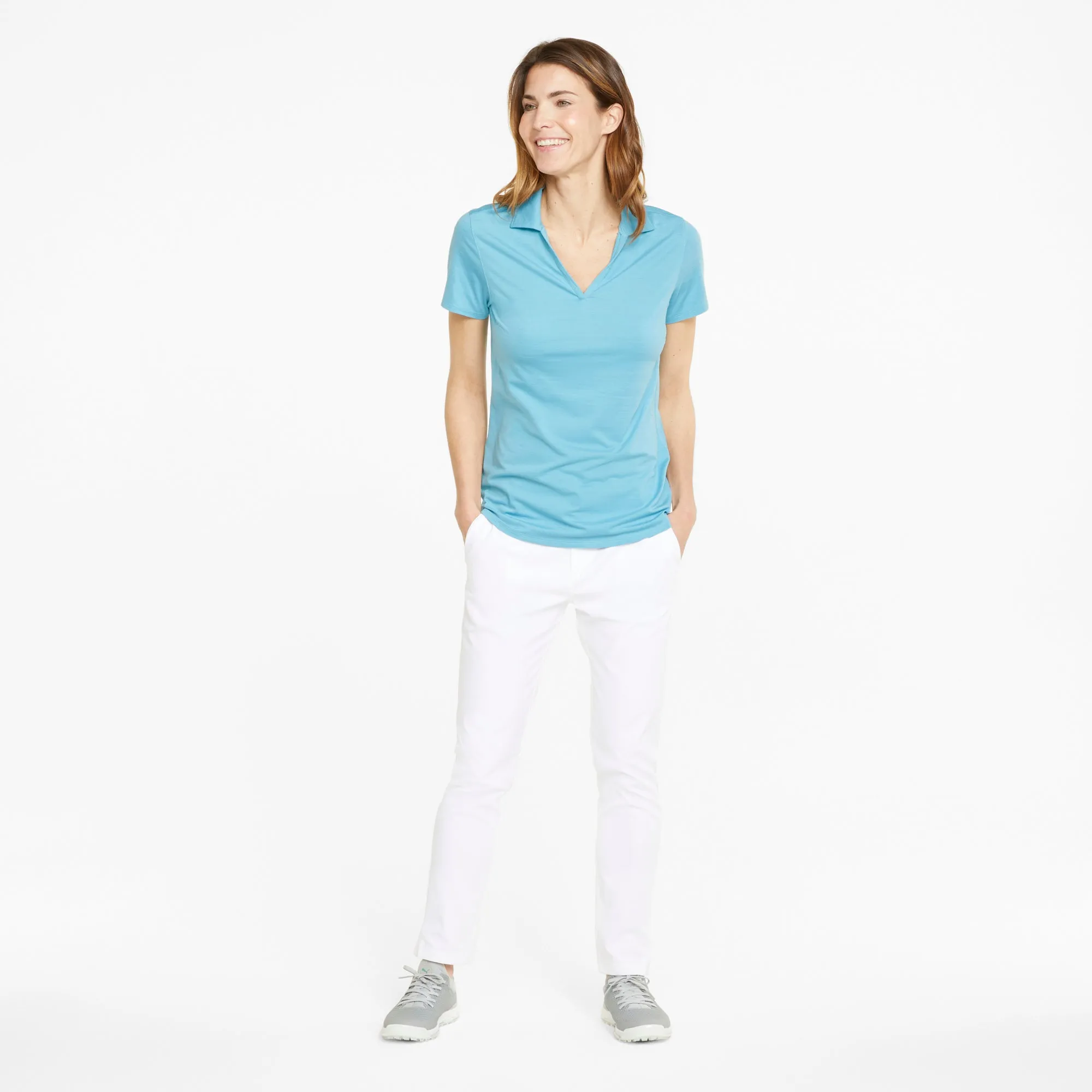 Women's CLOUDSPUN Coast Golf Polo | Dusty Aqua