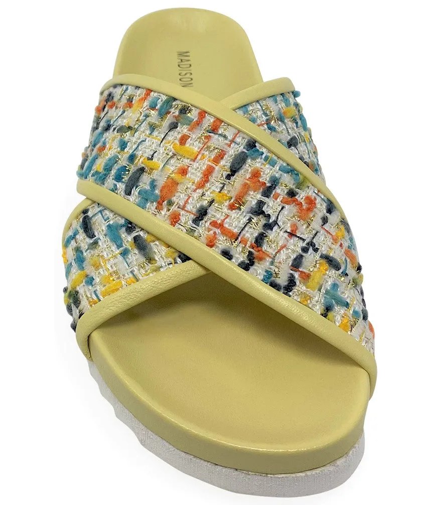 Yellow Cross Sandal