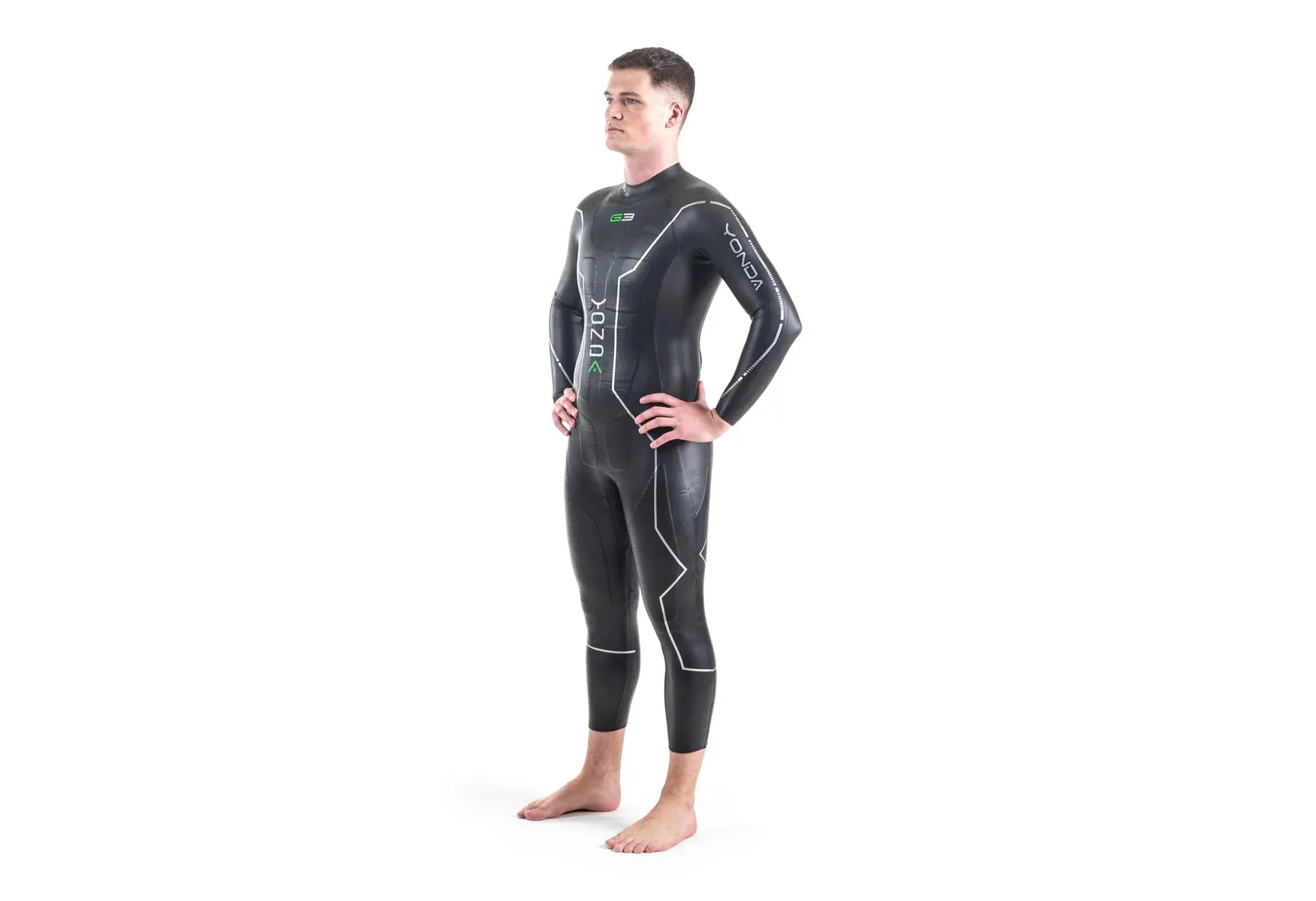 Yonda | Ghost 3 Wetsuit | Black | Heren